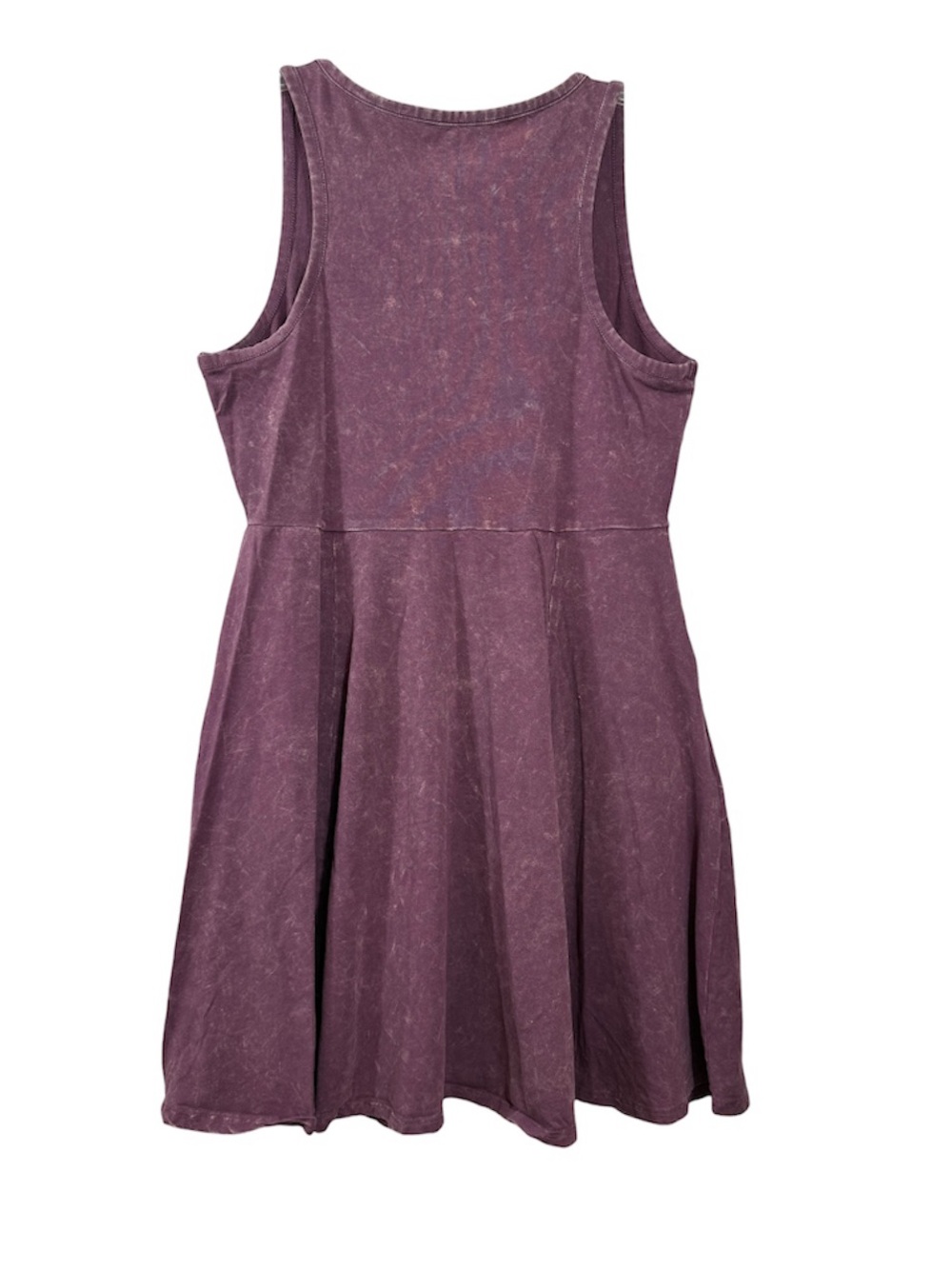Torrid Purple Mineral Wash Tank Dress Pockets Sleeveless Fit Flare Size 1X - Picture 2 of 6